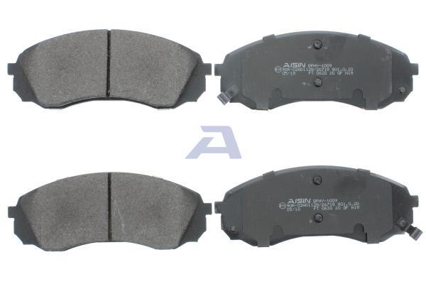 Jeu de 4 plaquettes de frein AISIN ref. BPHY-1009